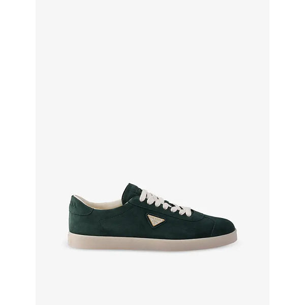 Prada Lane low-top suede trainers