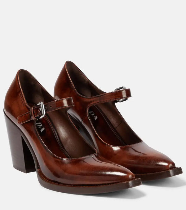 Prada Leather Mary Jane pumps | LYBSTORE