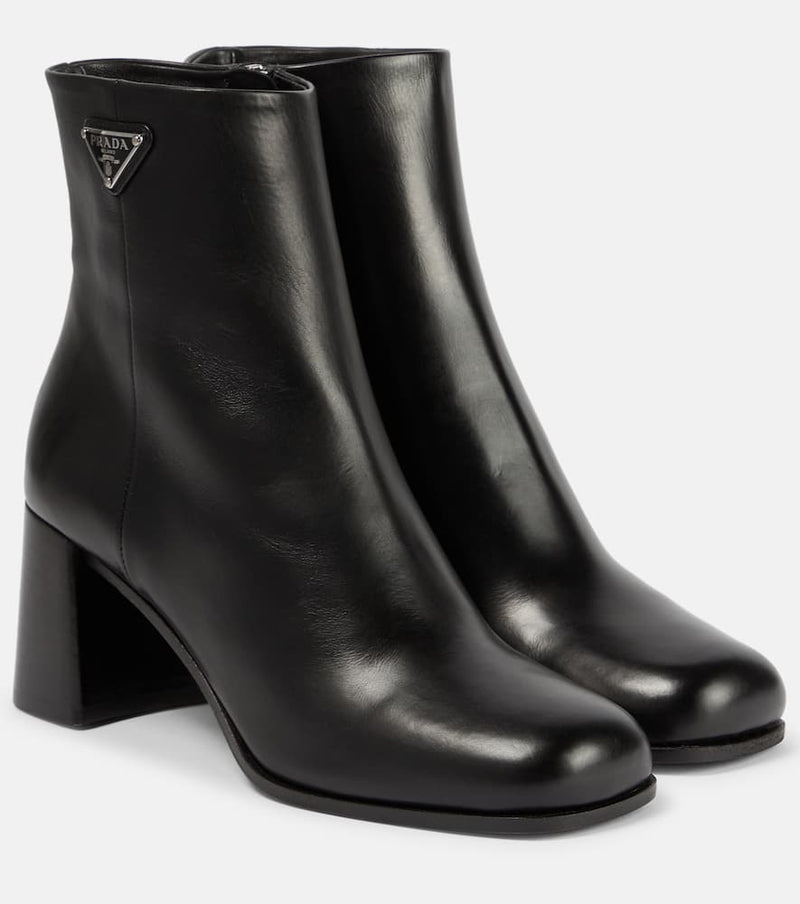 Prada Leather ankle boots