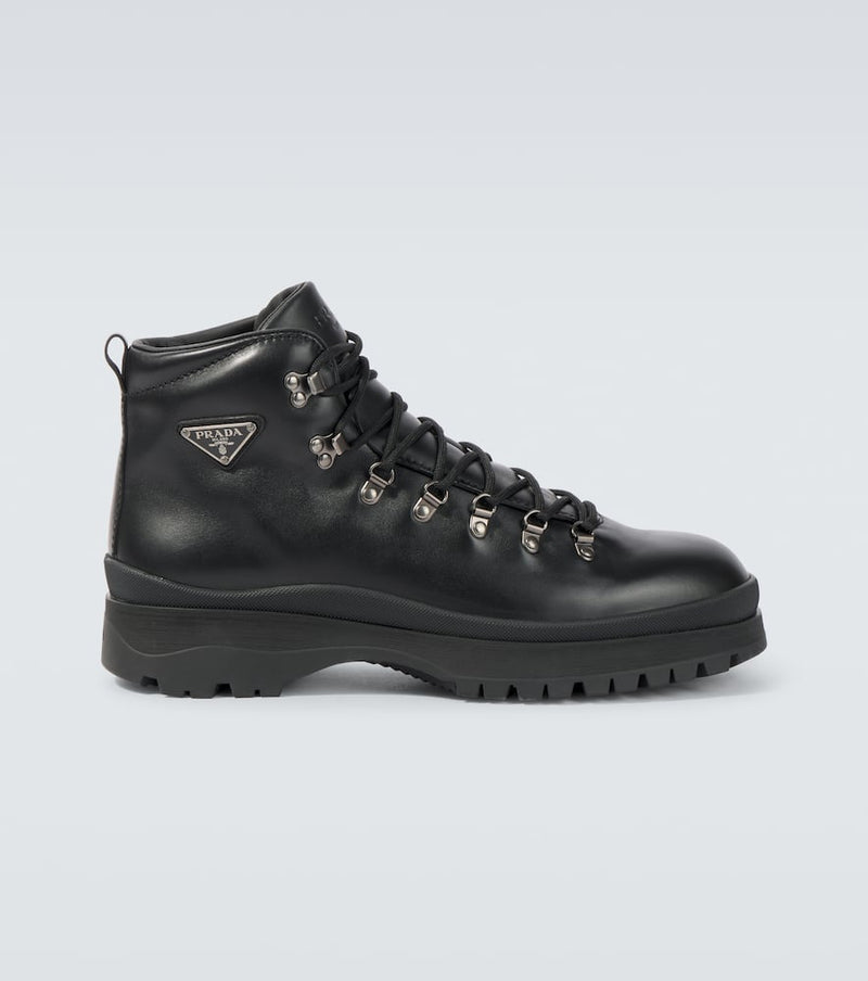 Prada Leather combat boots