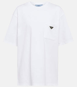 Prada Logo cotton jersey T-shirt