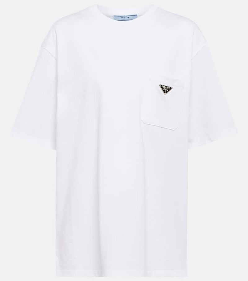 Prada Logo cotton jersey T-shirt