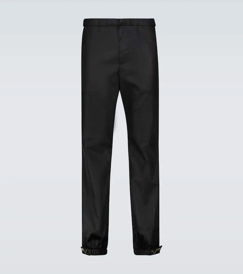 Prada Nylon cuffed drawstring pants