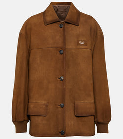 Prada Oversized suede jacket