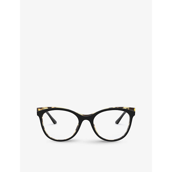 Prada PR 05WV round-frame acetate optical glasses | LYBSTORE