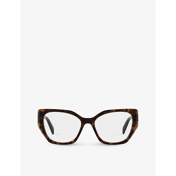 Prada PR 18WV square-framed acetate glasses | LYBSTORE