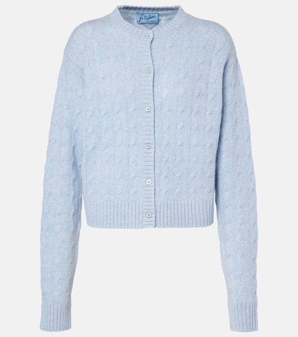 Prada Re-Cashmere cable-knit cardigan