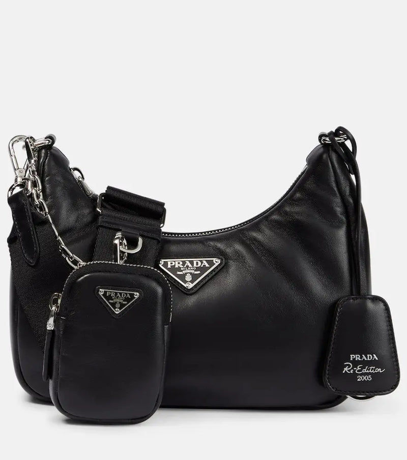 Prada Re-Edition 2005 padded leather shoulder bag | LYBSTORE