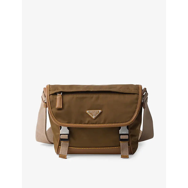 Prada Re-Nylon and leather shoulder bag | Prada