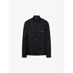 Prada Re-Nylon brand-plaque recycled-polyamide shirt