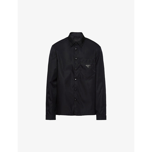 Prada Re-Nylon brand-plaque recycled-polyamide shirt