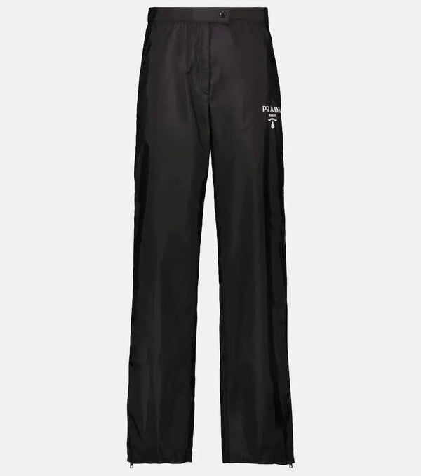 Prada Re-Nylon high-rise trackpants | LYBSTORE