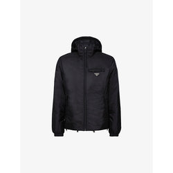 Prada Re-Nylon padded recycled-nylon hooded jacket