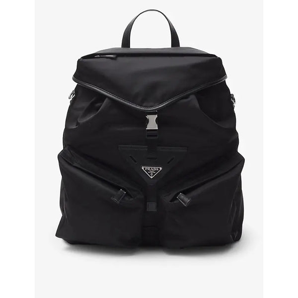 Prada Re-Nylon recycled-nylon and leather backpack | Prada