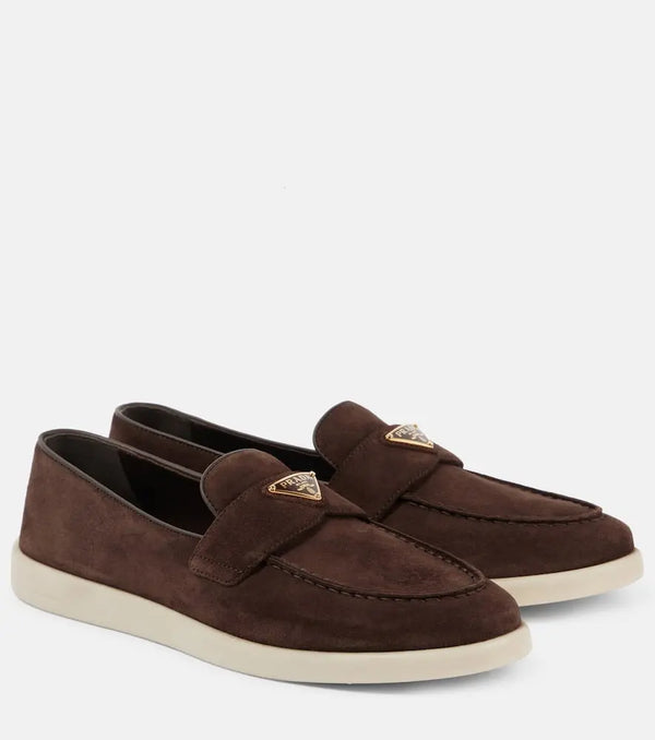 Prada Saint Tropez suede loafers