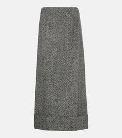 Prada Wool midi skirt