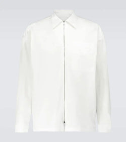 Prada Zipped cotton shirt | LYBSTORE