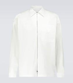 Prada Zipped cotton shirt