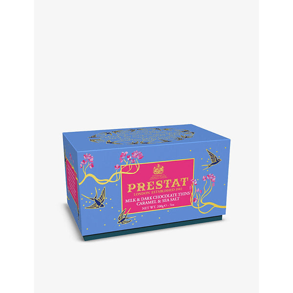 Prestat Caramel & Sea Salt milk and dark chocolate thins 200g