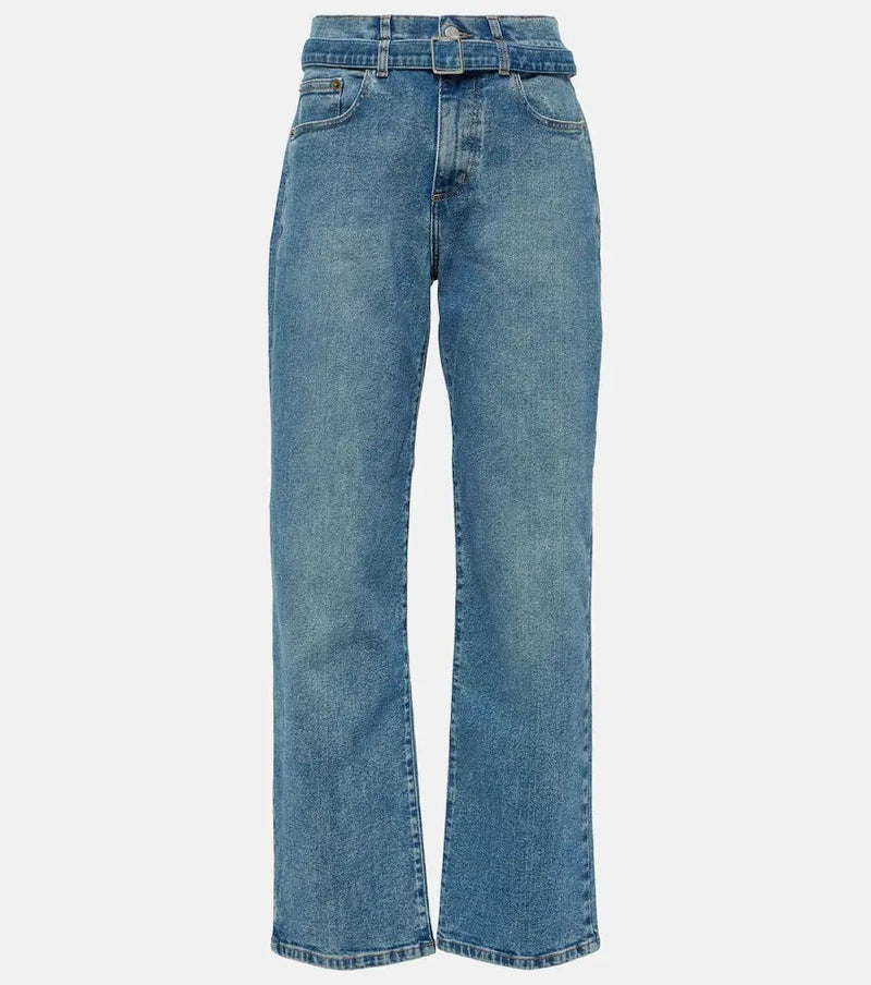 Proenza Schouler Ellsworth mid-rise straight jeans | LYBSTORE