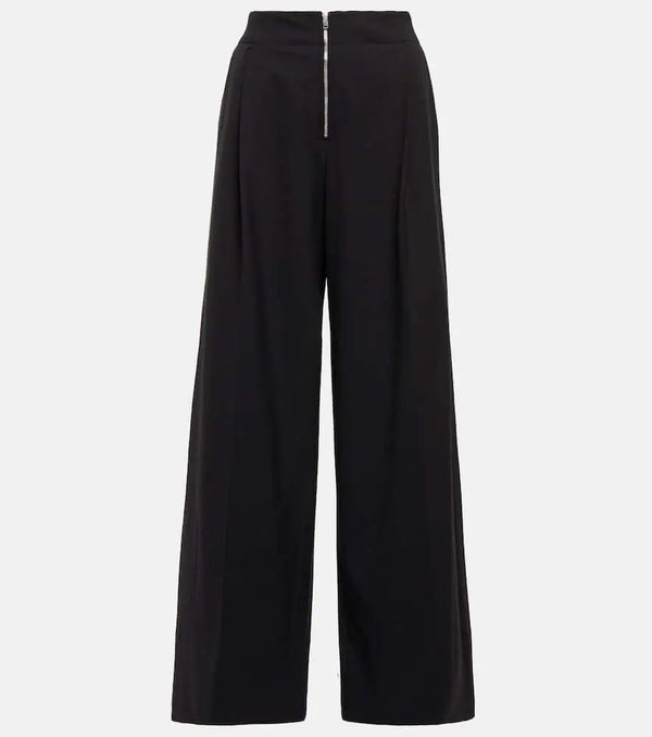 Proenza Schouler High-rise wide-leg wool-blend pants | LYBSTORE