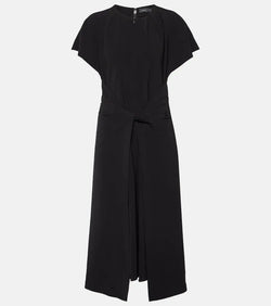 Proenza Schouler Julie draped crêpe midi dress