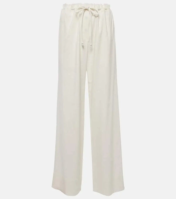 Proenza Schouler Linen-blend wide-leg pants