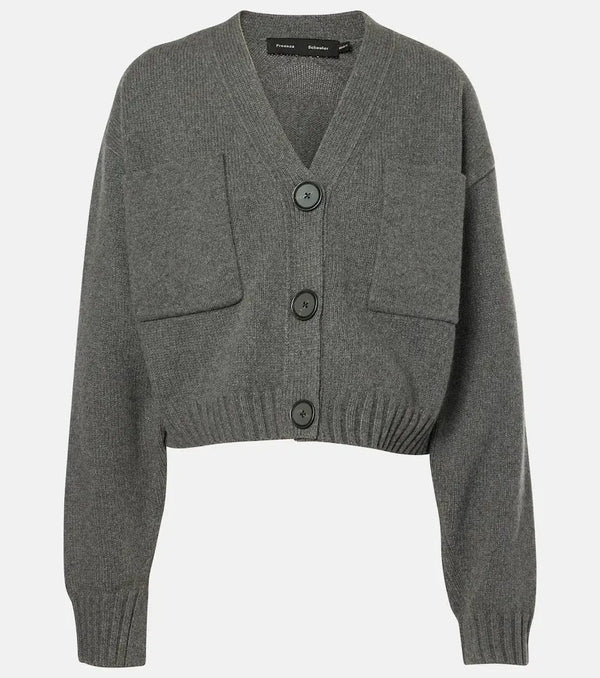 Proenza Schouler Sofia cashmere and wool cardigan | LYBSTORE