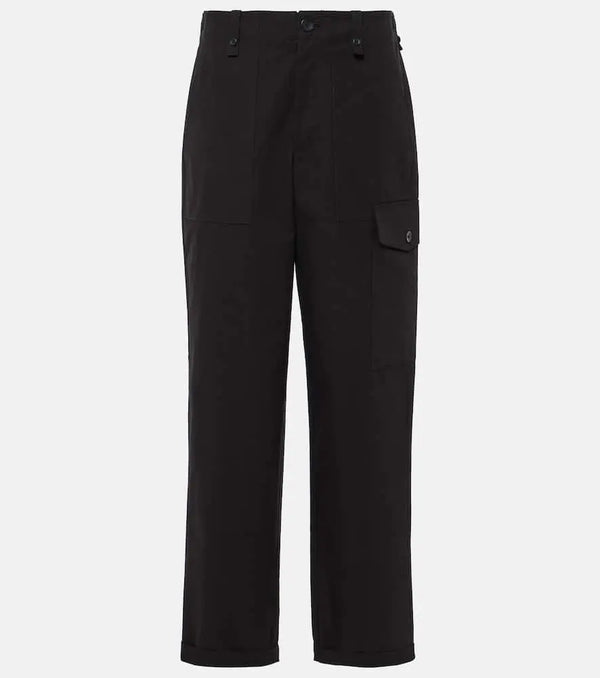 Proenza Schouler White Label Octavia cotton-blend straight pants