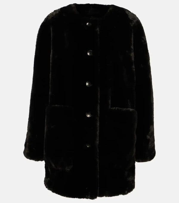 Proenza Schouler White Label Penelope faux fur coat | LYBSTORE