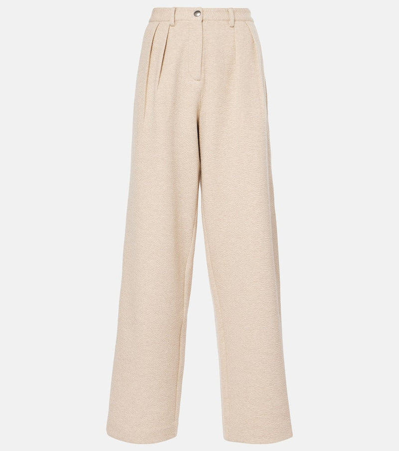 Proenza Schouler White Label Tristan cloqué wide-leg pants