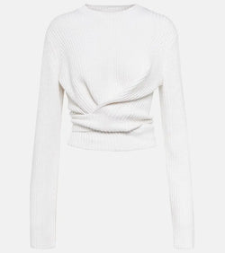 Proenza Schouler White Label cotton and cashmere sweater | LYBSTORE