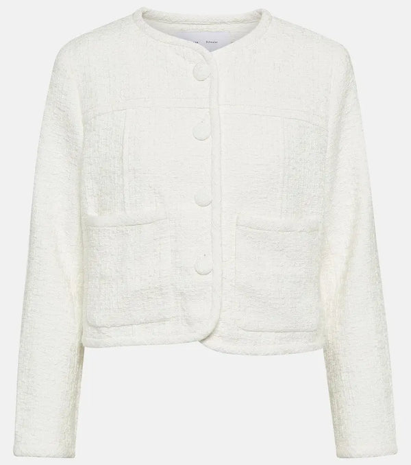 Proenza Schouler White Label cropped tweed jacket