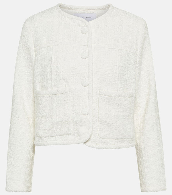 Proenza Schouler White Label cropped tweed jacket