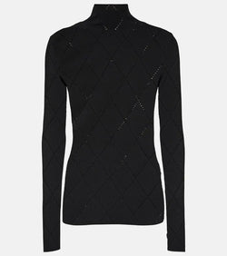 Proenza Schouler White Label pointelle turtleneck top | LYBSTORE