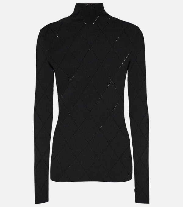 Proenza Schouler White Label pointelle turtleneck top | LYBSTORE