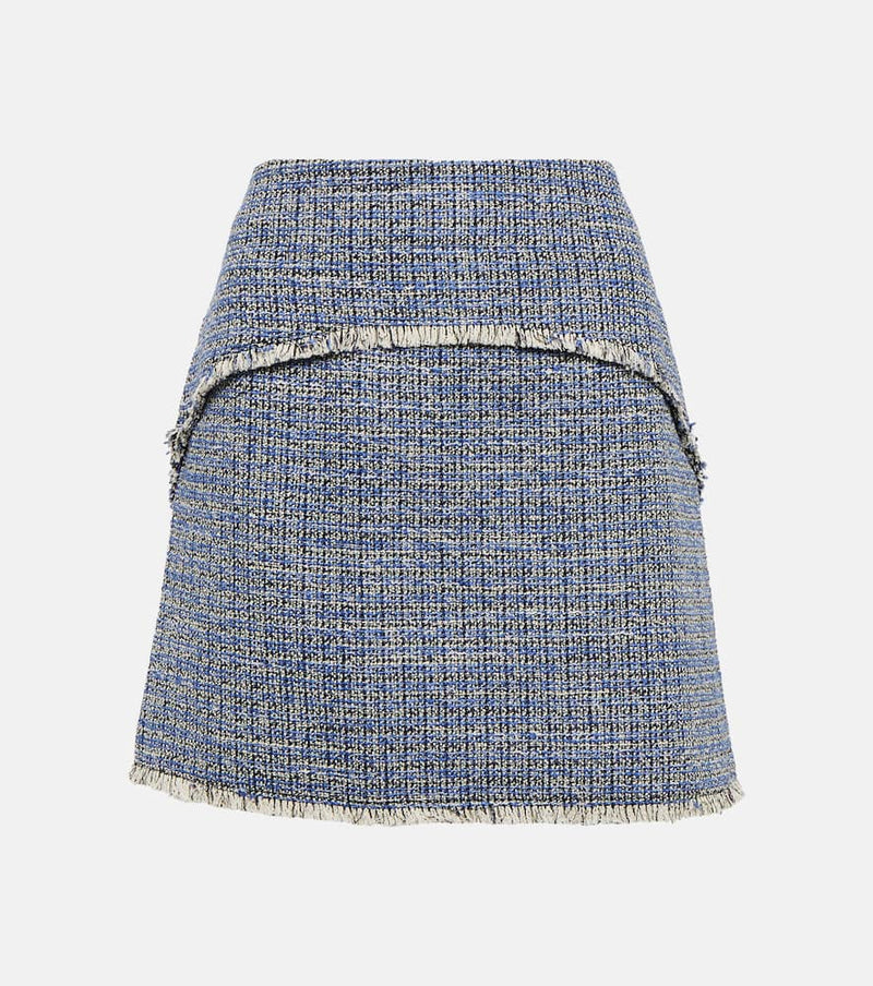 Proenza Schouler White Label tweed miniskirt | LYBSTORE