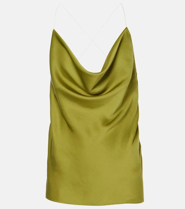 Y/Project Evergreen Invisible Strap satin camisole | LYBSTORE