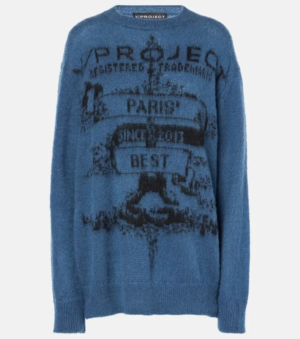 Y/Project Paris' Best jacquard sweatshirt | LYBSTORE