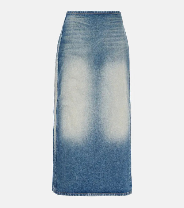 Y/Project Denim maxi skirt | LYBSTORE