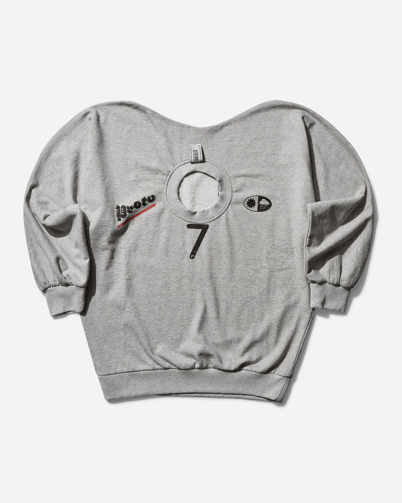 Prototypes Women s Shrunken Sweatshirt Grey Melange