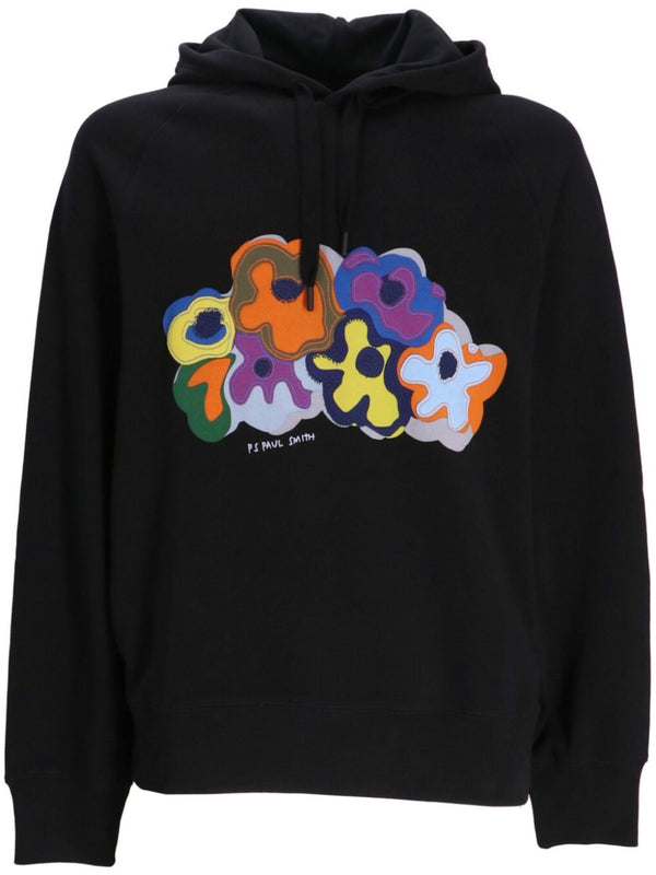 Ps Paul Smith Printed Cotton Hoodie