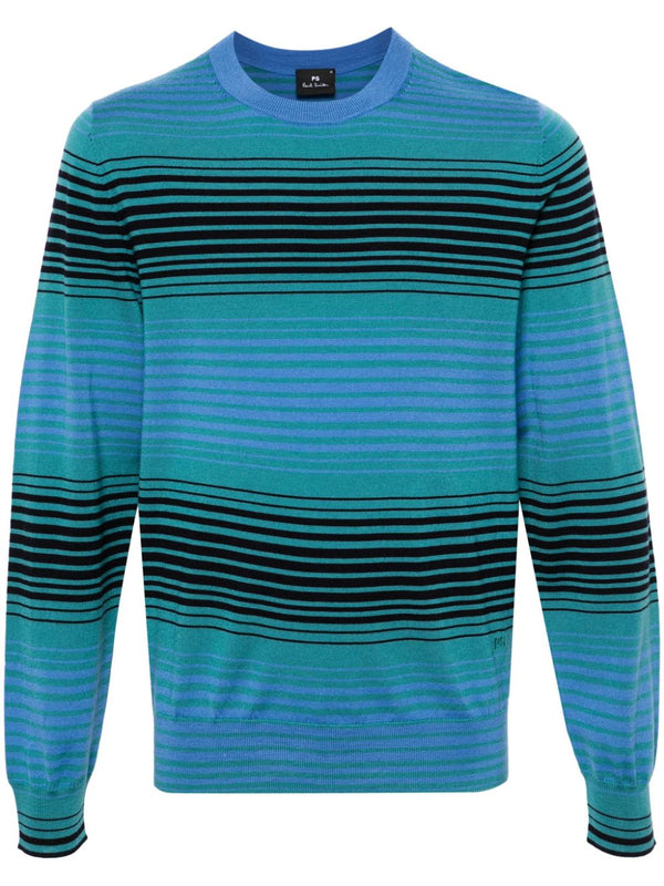 Ps Paul Smith Striped Crewneck Sweater