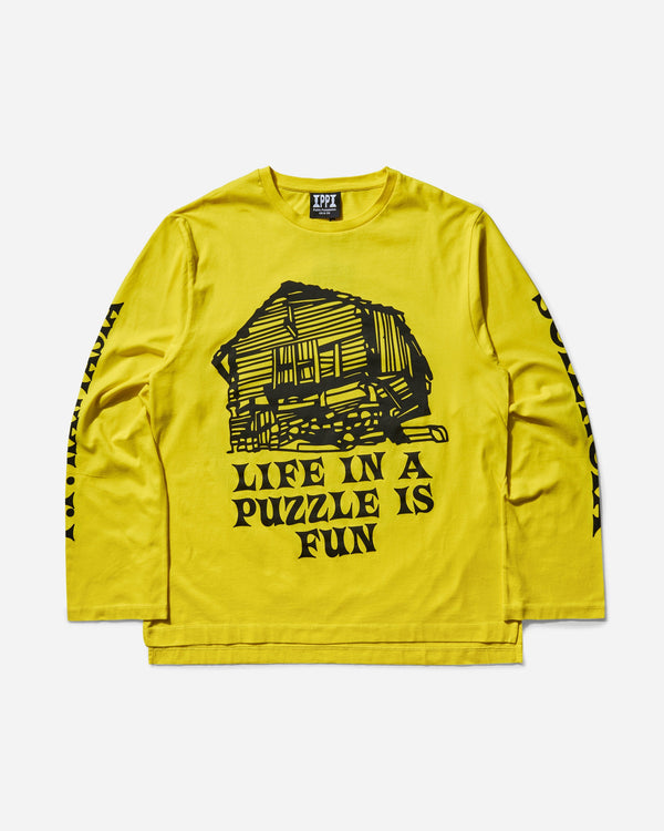 Public Possession Men s Phantasia Sciencia Longsleeve T-Shirt Yellow