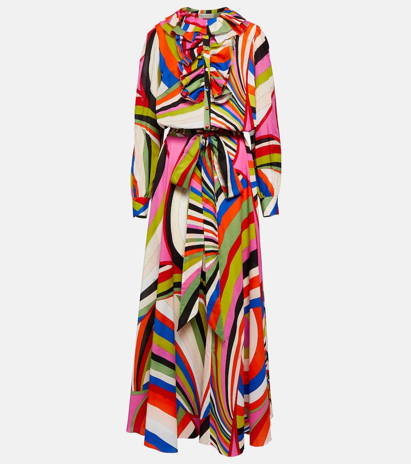 Pucci Iride cotton maxi dress