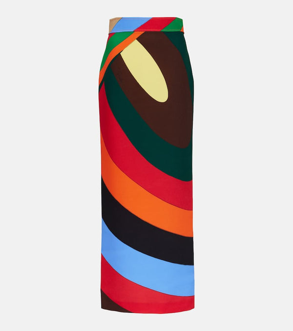 Pucci Iride crepe maxi skirt