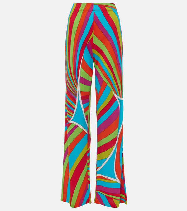 Pucci Iride printed straight pants | LYBSTORE