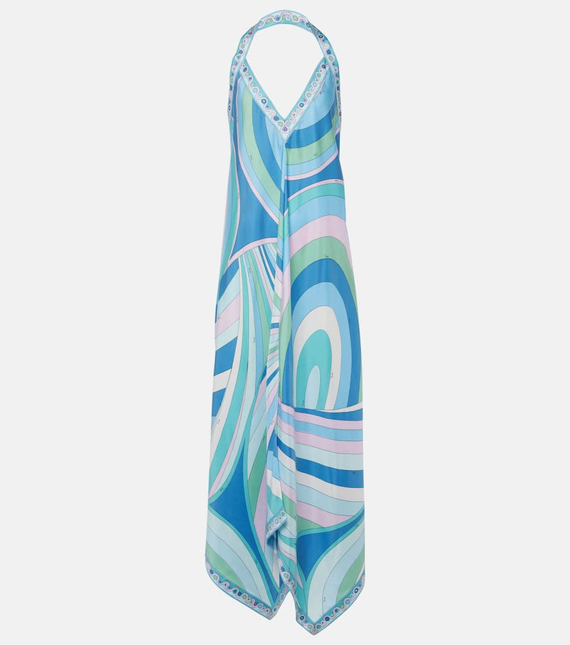 Pucci Iride silk twill maxi dress