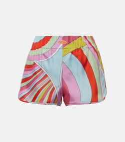 Pucci Iride silk twill shorts