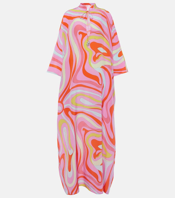 Pucci Marmo silk kaftan